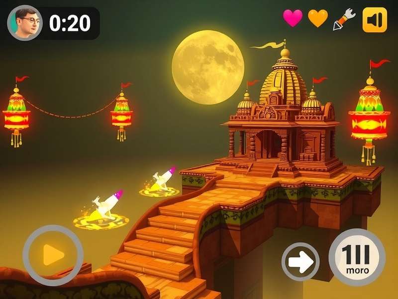 Dash Through Temples gameplay screenshot