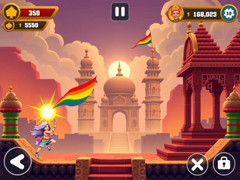 Dash Through Temples power-ups and collectibles